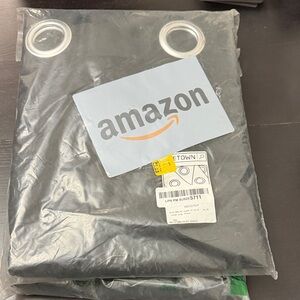 Black Grommet Curtain Panel - Amazon